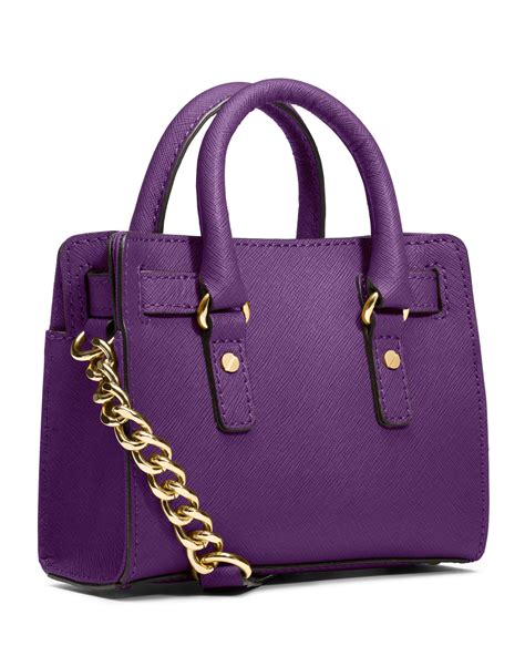 purple michael kors bag